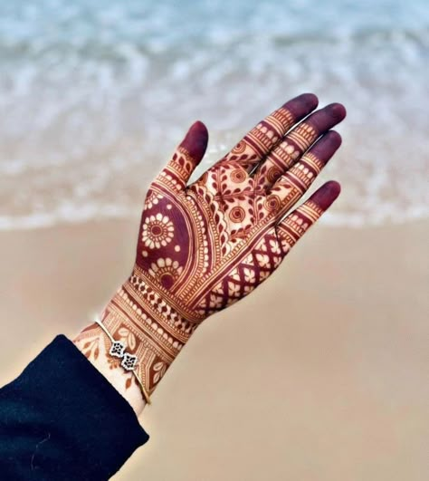 Front Full Hand Mehndi Design Gallery