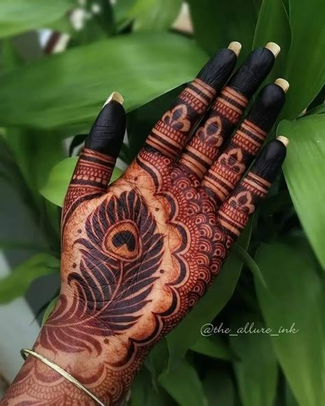 Front Full Hand Mehndi Design Gallery