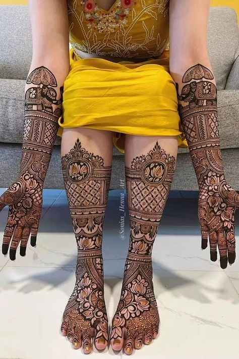 Karwa Chauth Mehndi Designs gallery