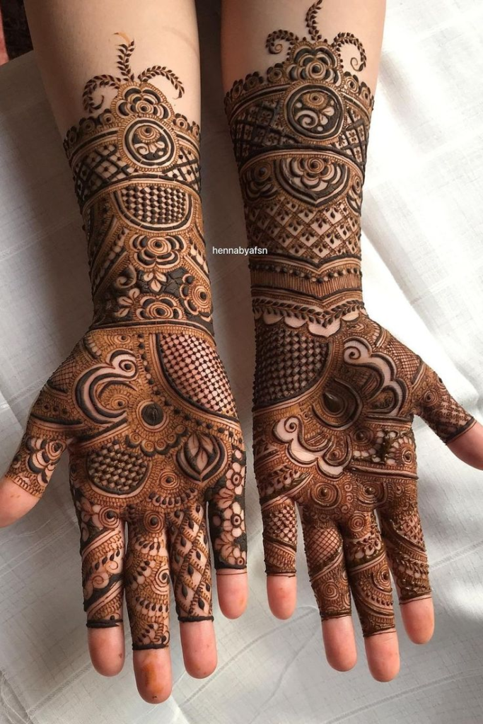 Half Hand Mehndi Design Simple Gallery