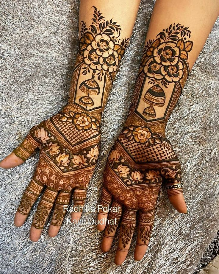 Half Hand Mehndi Design Simple Gallery