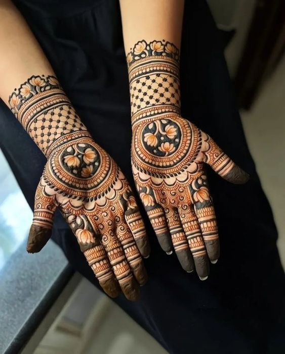 Engagement Mehndi Design