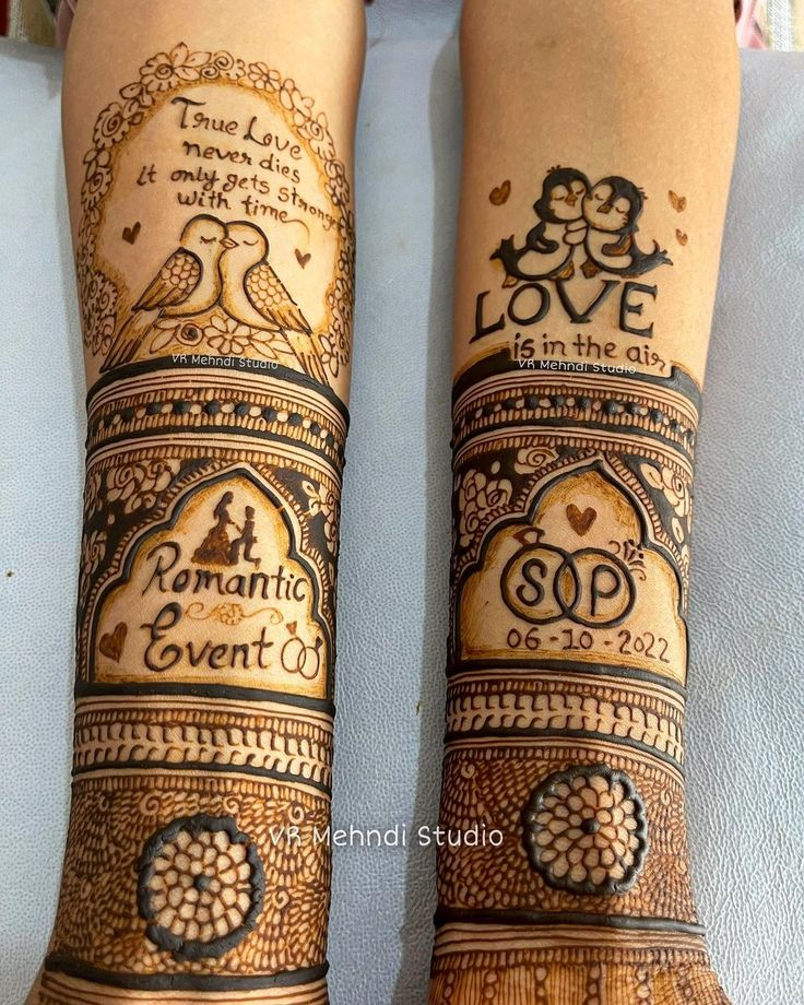 Engagement Mehndi Design