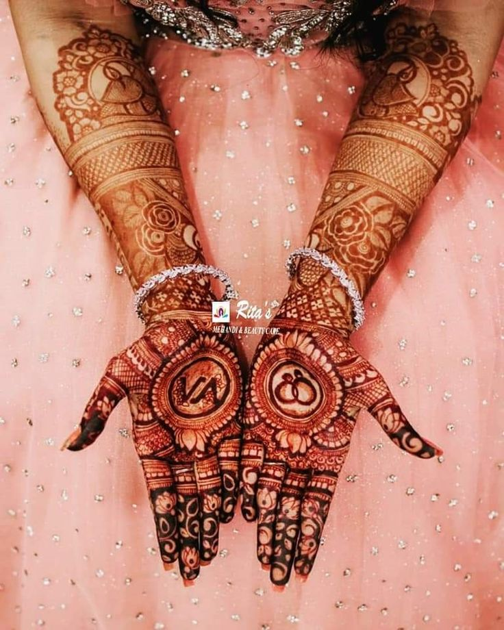 Engagement Mehndi Design