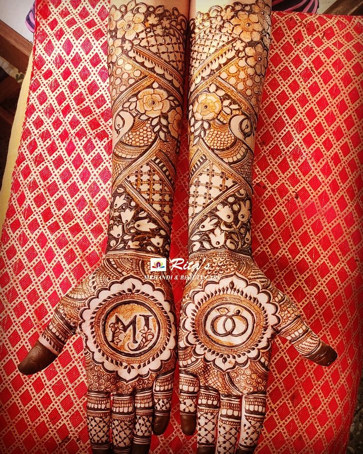 Engagement Mehndi Design