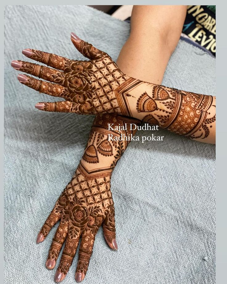 Engagement Mehndi Design