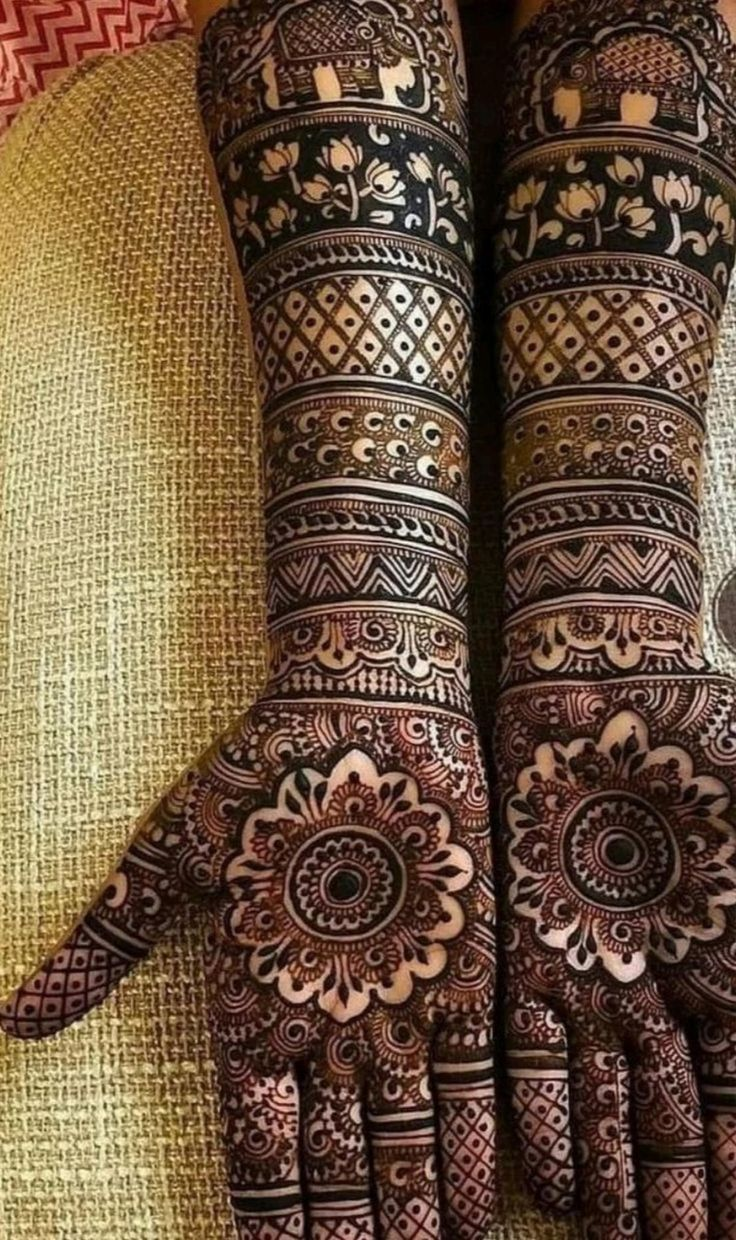 Engagement Mehndi Design