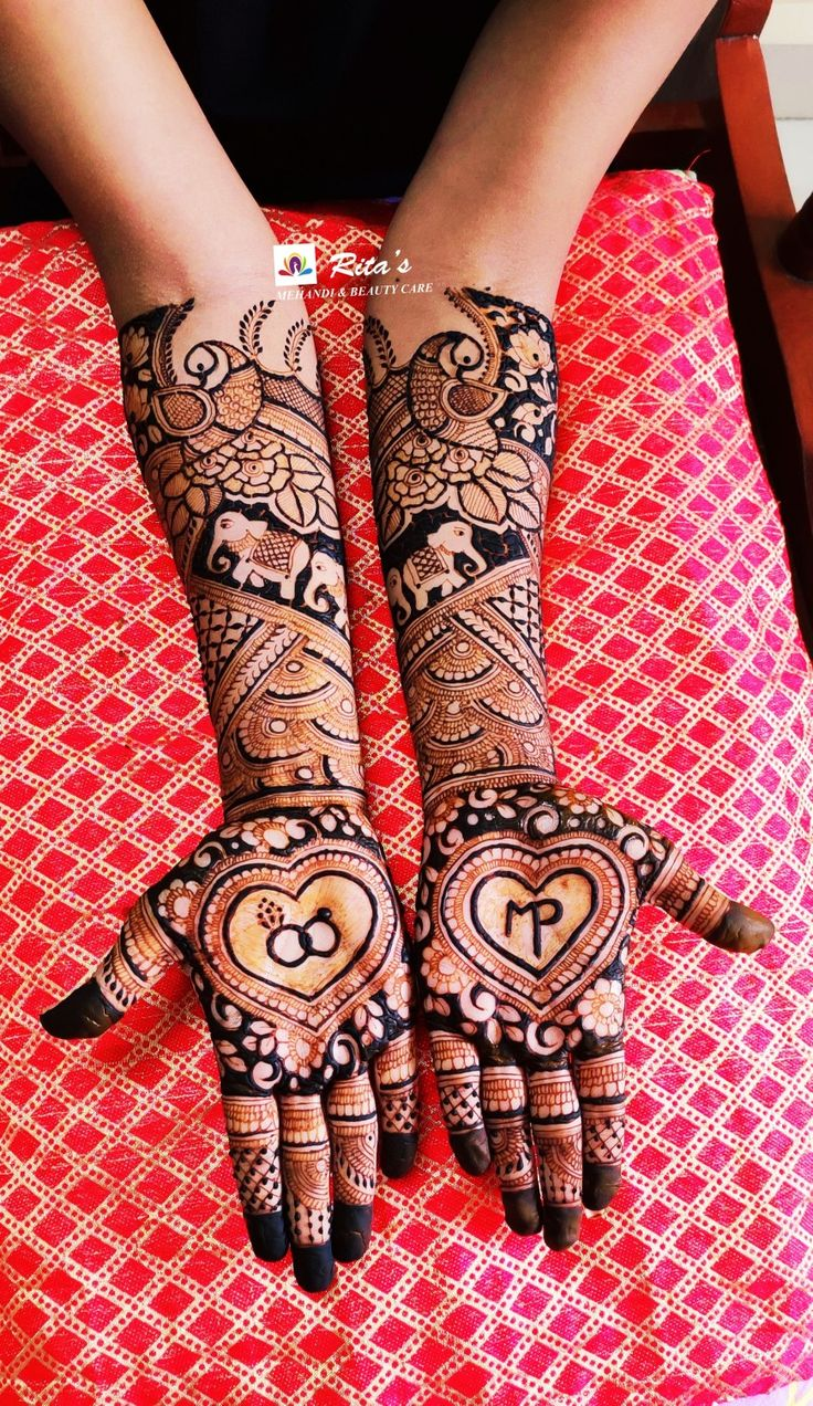 Engagement Mehndi Design