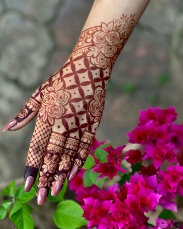 Engagement Mehndi Design