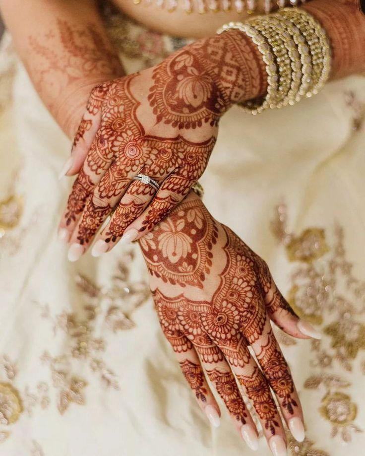 Engagement Mehndi Design