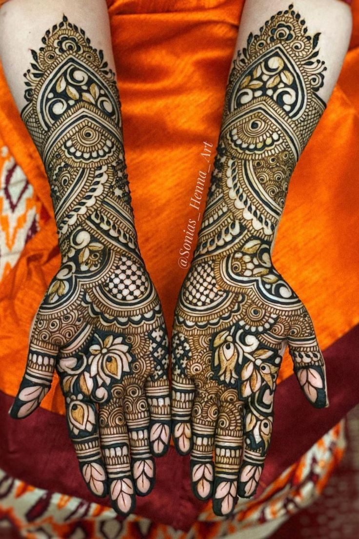 Engagement Mehndi Design