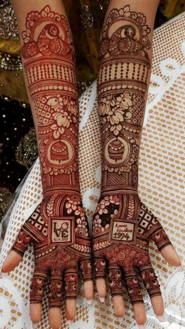 Engagement Mehndi Design