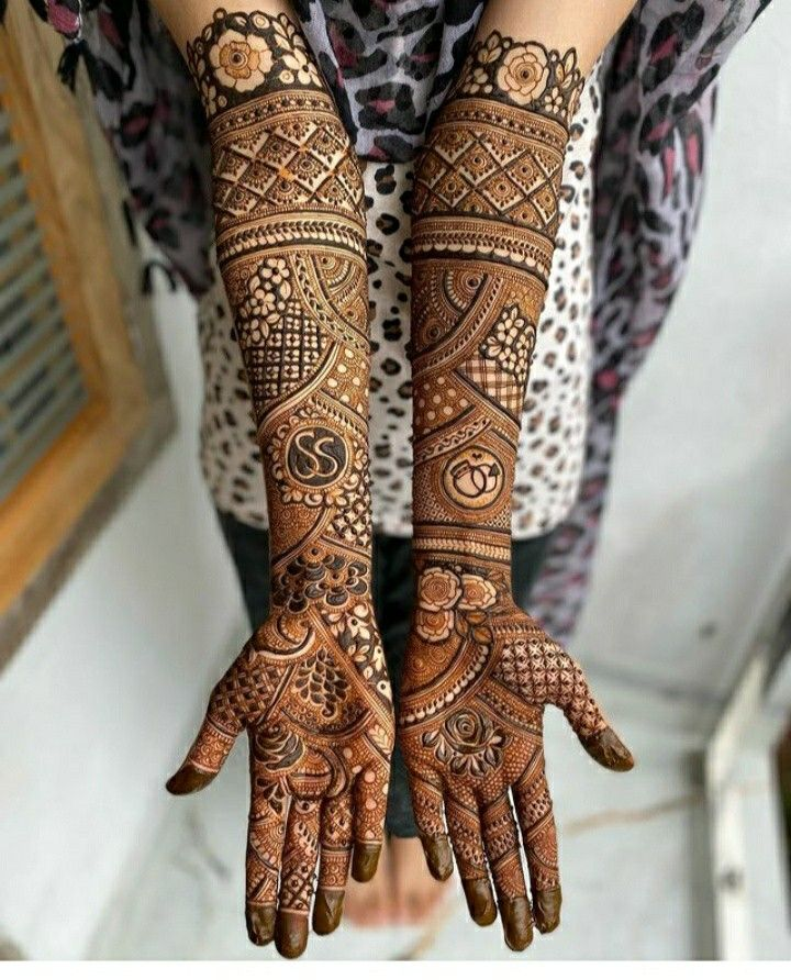 Engagement Mehndi Design