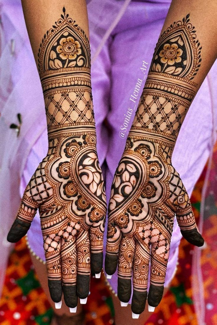 Engagement Mehndi Design