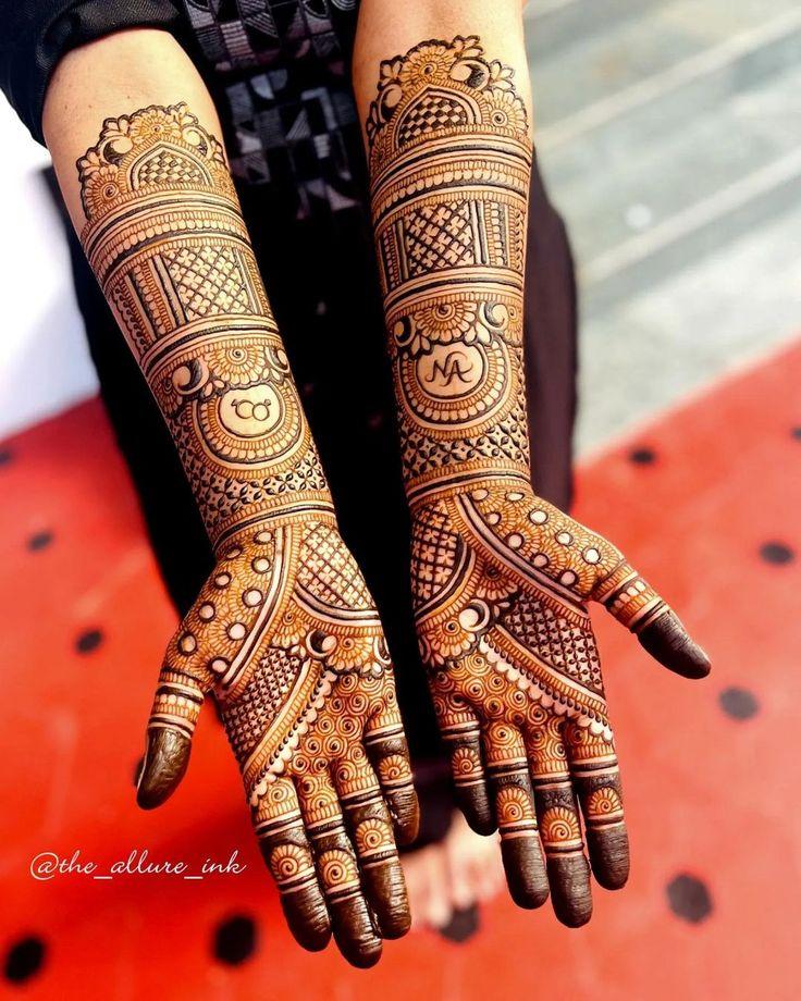 Engagement Mehndi Design