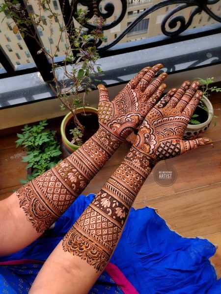 Engagement Mehndi Design